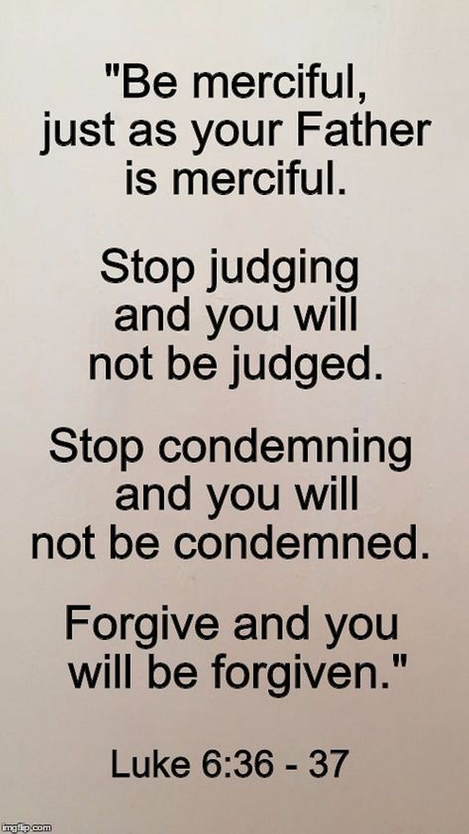 Luke 6:36-37