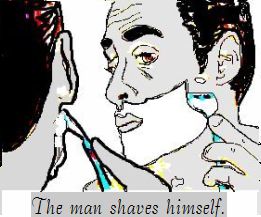 middle shaving