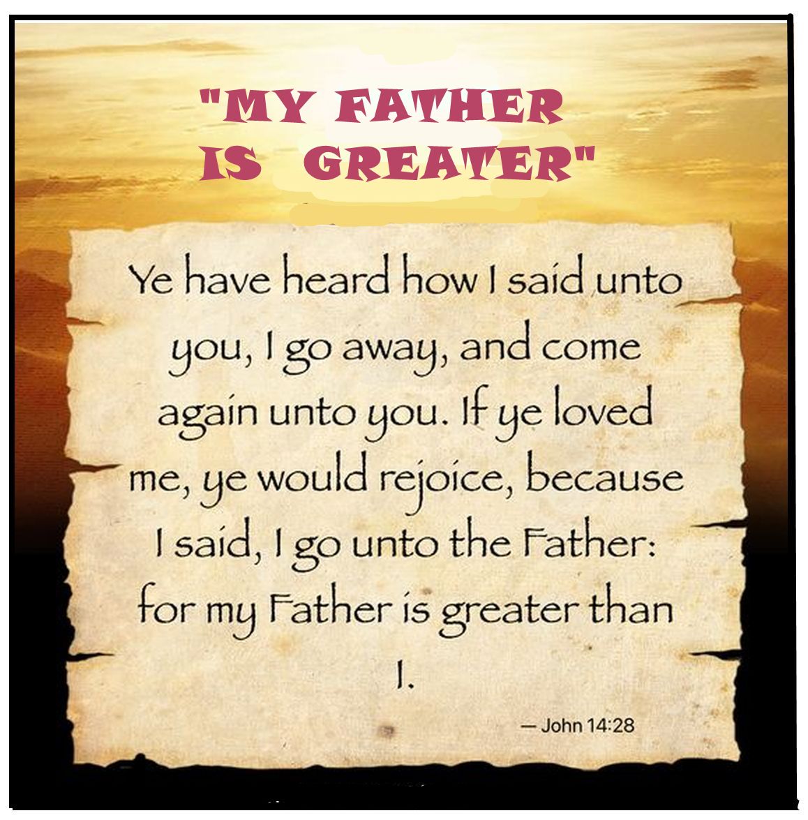 John 14:28 passage